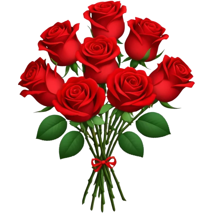 bouquet of roses emoji
