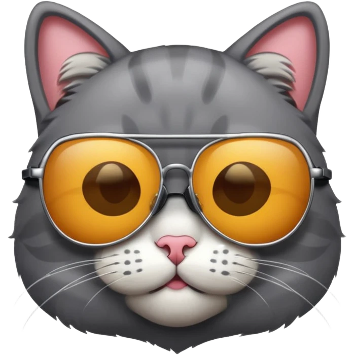 Cat wearing sunglasses emoji