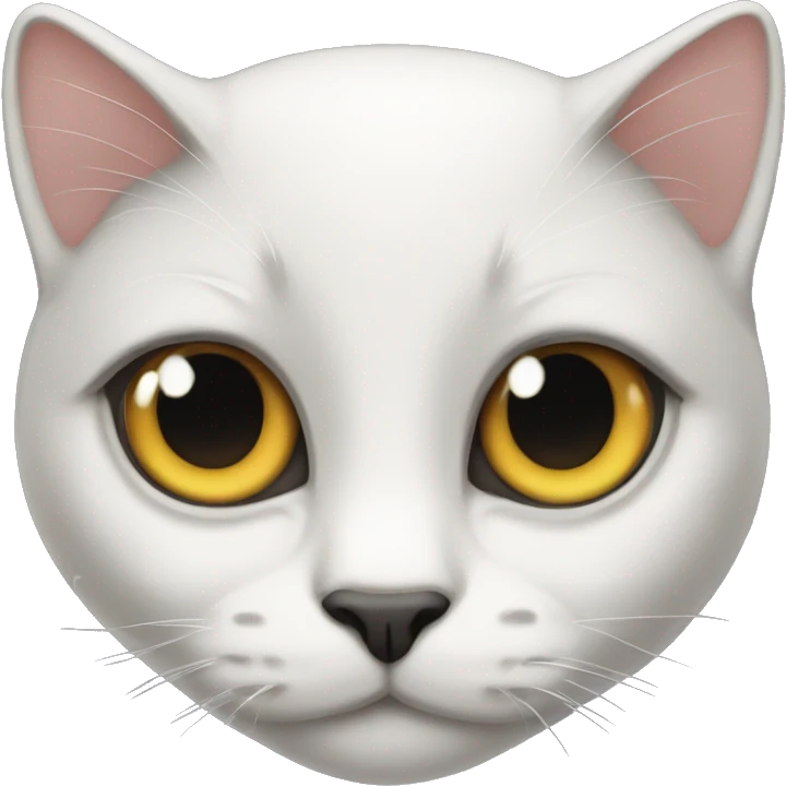 Cat with diamond eyes emoji