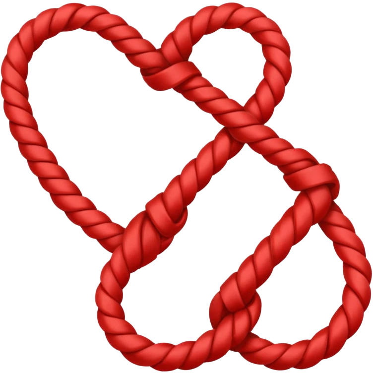Red rope emoji