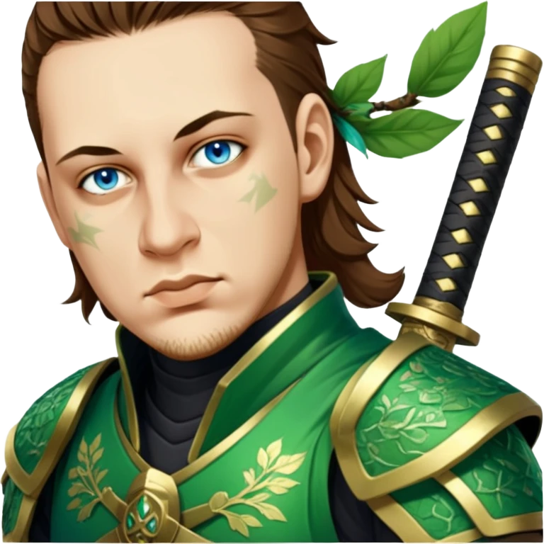 Emerald Samurai emoji