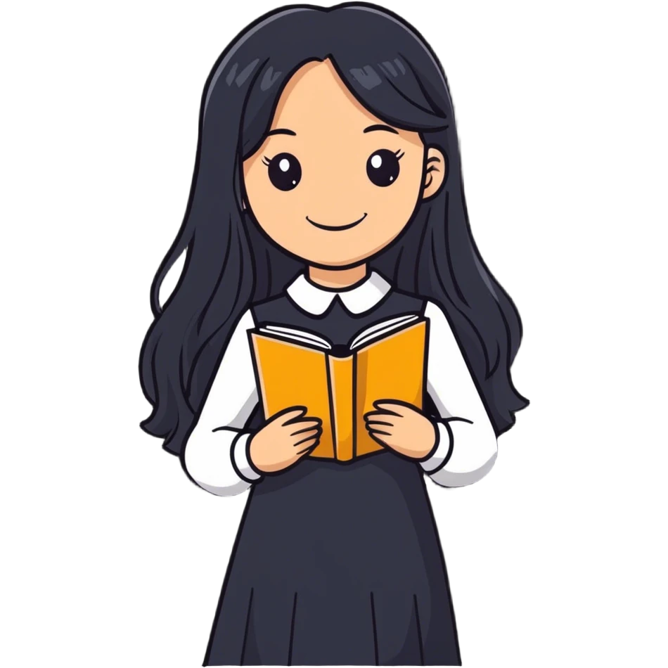 Old fashioned girl emoji