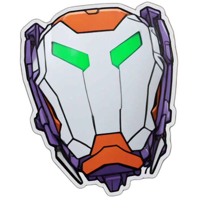 evangelion unit 01 sticker emoji