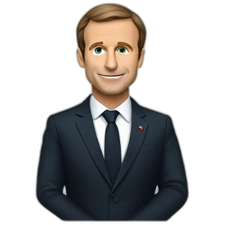 Macron président emoji