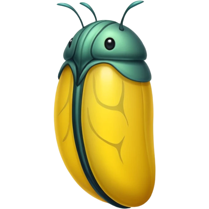 yellow  round chrysalis  emoji