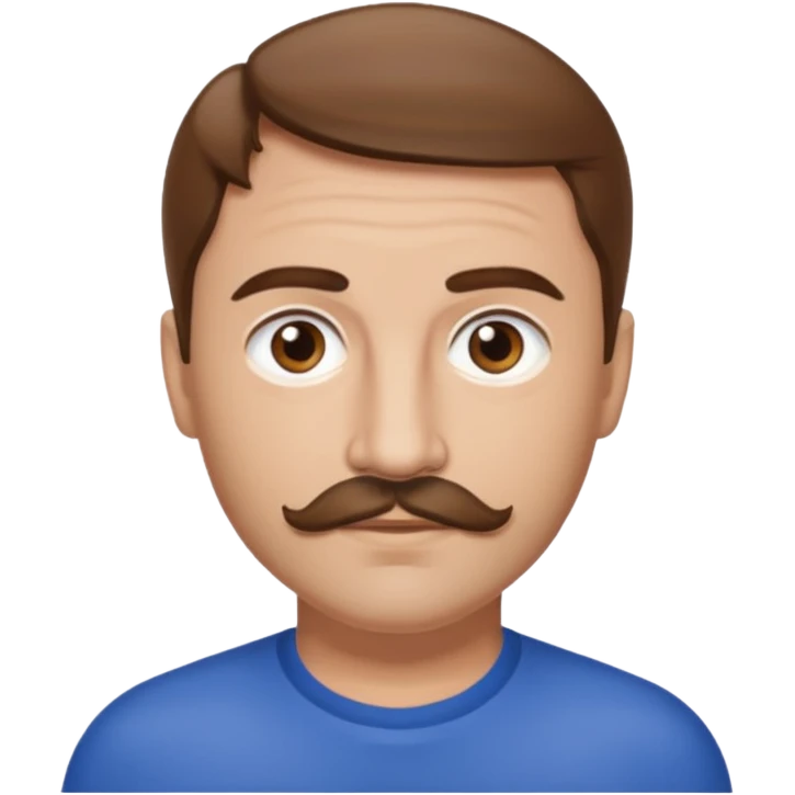 Terry Coldwell of East 17 with brown hair and thin mustache emoji