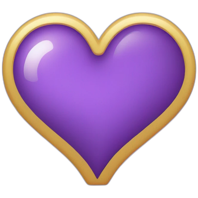 violet heart emoji