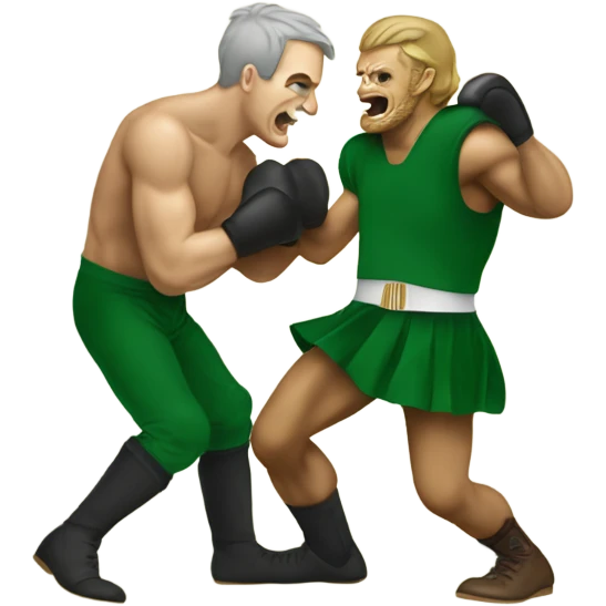 Fighting Irish beating the Mitney emoji