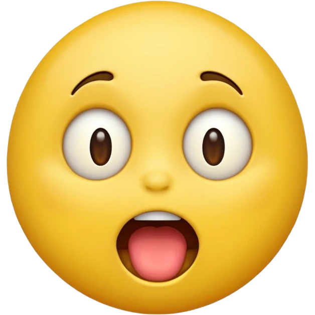 Hungry yellow emoji emoji