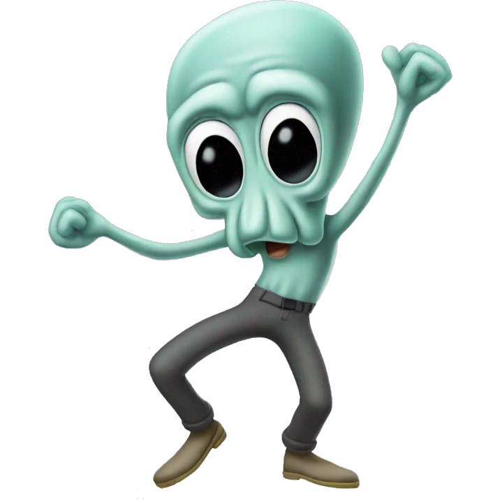 squidward dancing emoji