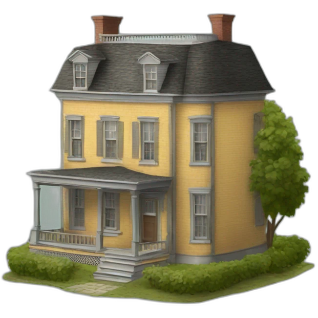 19th century house emoji