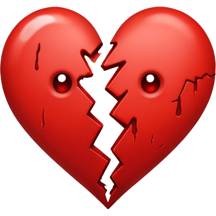 The heart is shot emoji