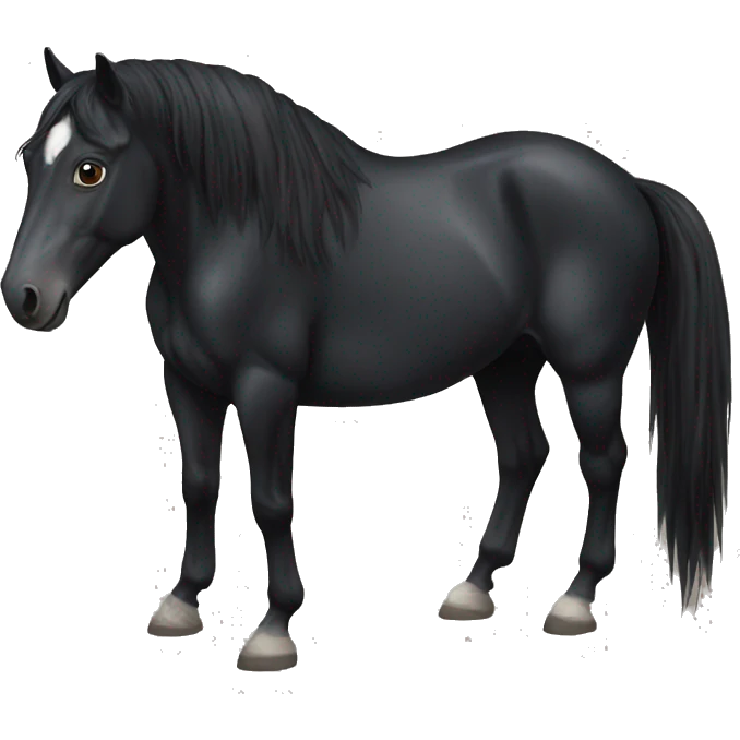 black horse emoji