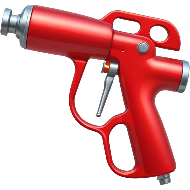red Spray Gun emoji