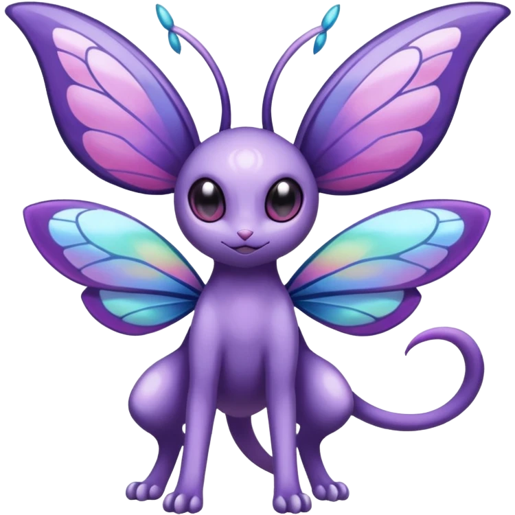 Butterfree-Lunala-Espeon-Fakémon-hybrid-creature (full body)  emoji