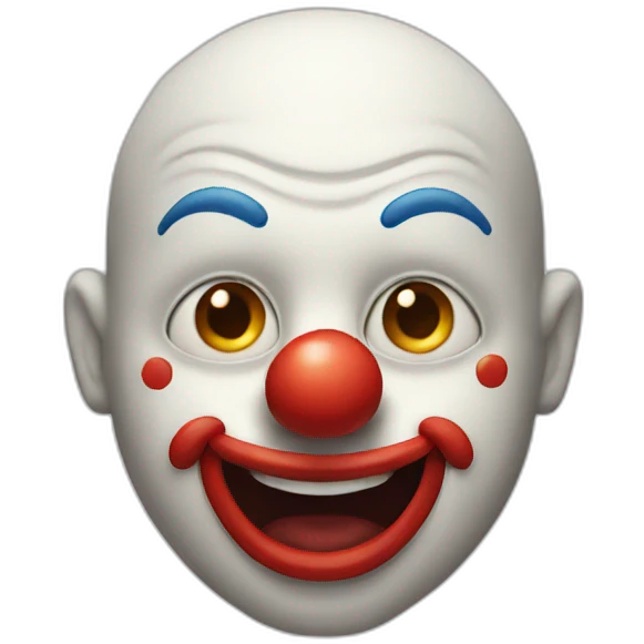 clown head emoji