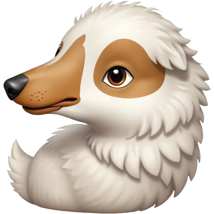 Goose dog emoji