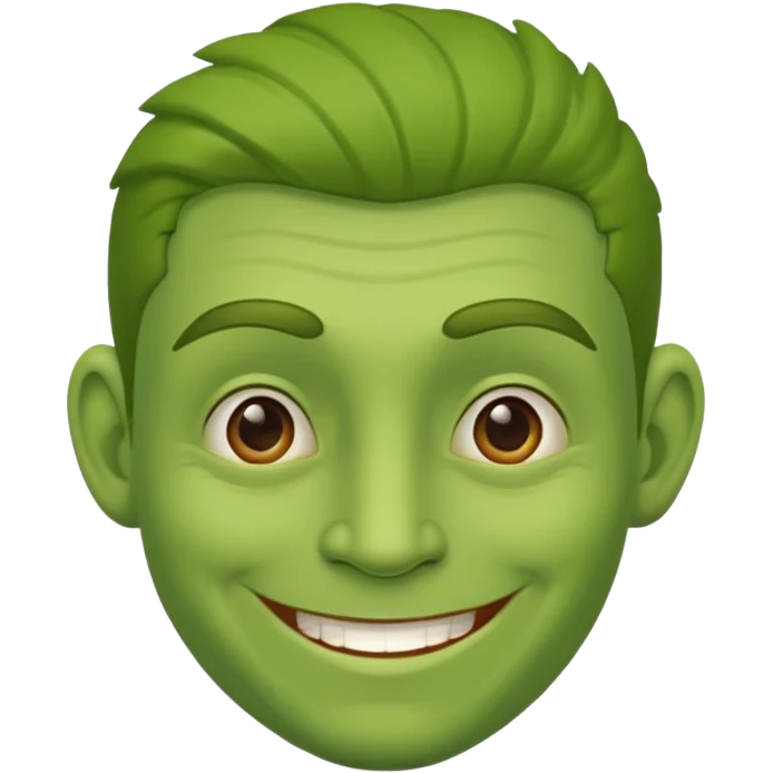 𝖦𝗋𝖾𝖾𝗇 𝗆𝖺𝗇 𝖲𝗆𝗂𝗅𝗂𝗇𝗀 emoji