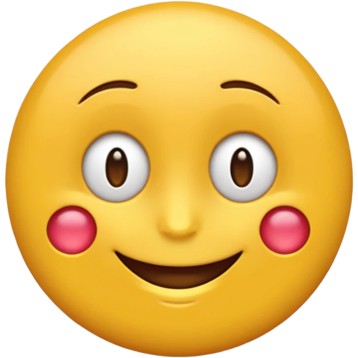 Emoji rond et jaune qui regarde à côté de lui  emoji