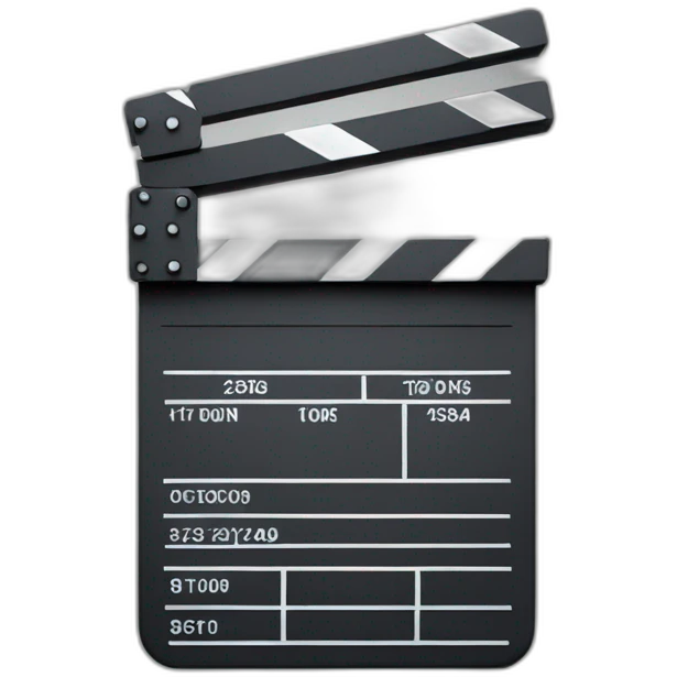 clapperboard emoji