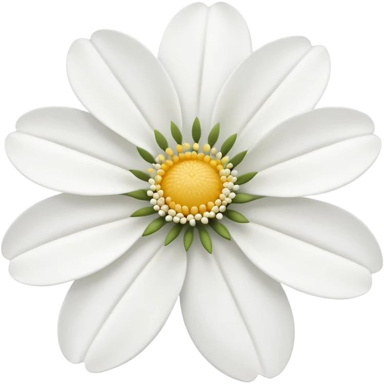 Flower white emoji