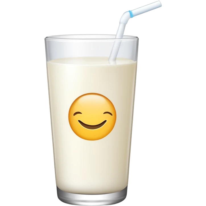 es como una bebida blanca y que diga siryp simple emoji