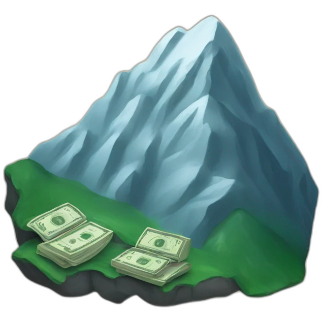 mountain money emoji