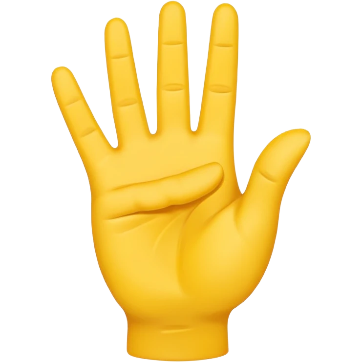 minimalist peace sign hand emoji, yellow emoji