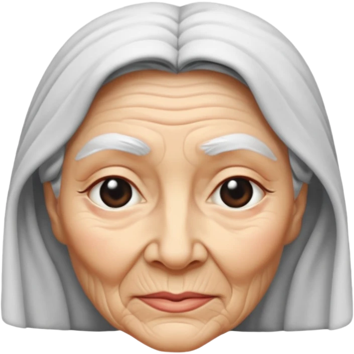 Wise Woman B&W emoji