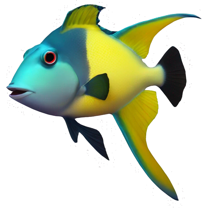 Reef triggerfish emoji