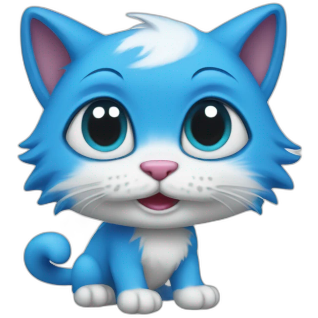 SMURF cat emoji