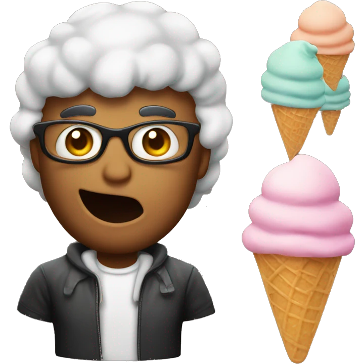 Killer ice cream  emoji
