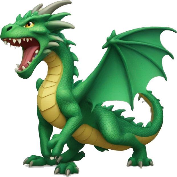 roaring dragon emoji