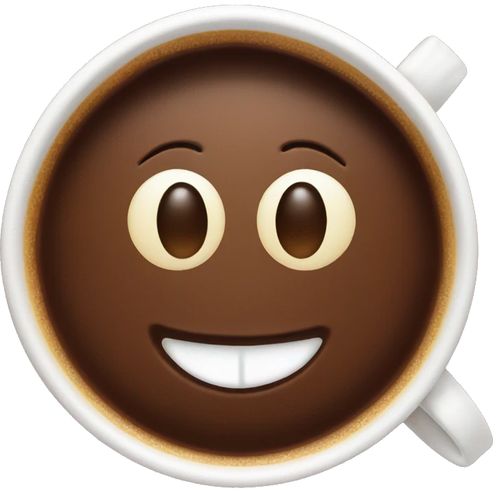Coffe with chocolate  emoji