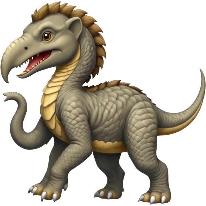 Utahraptor + Dog + Elephant = emoji