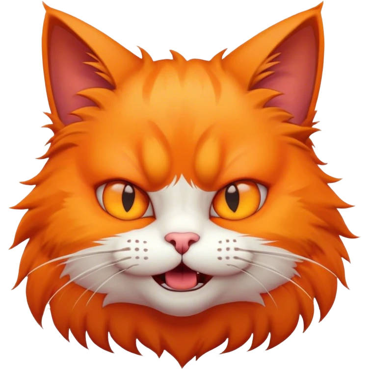 Mad cat emoji