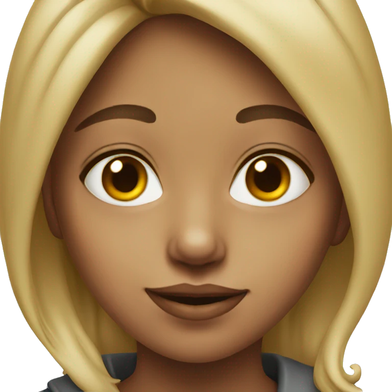 realistic portrait of girl emoji