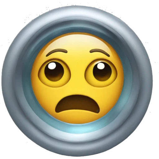 looking glass emoji