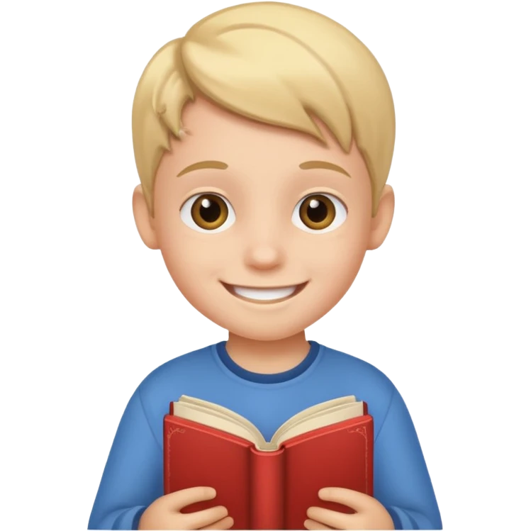 Storybook with kid emoji