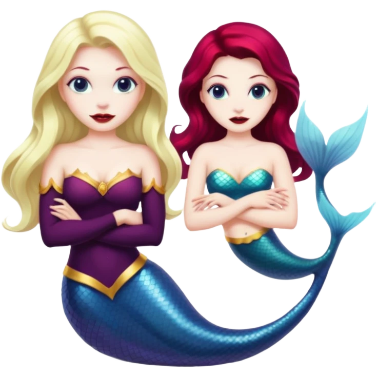 🖤🧛‍♀️🧜‍♀️ emoji