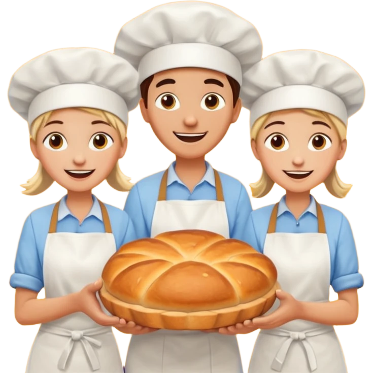 Goofy bakers emoji