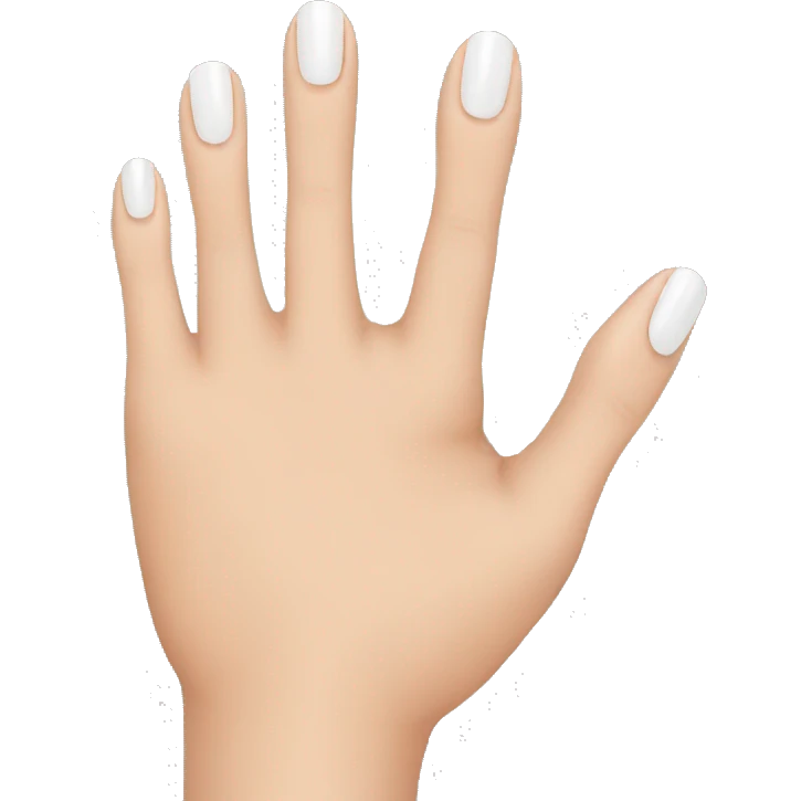 white toe nails emoji