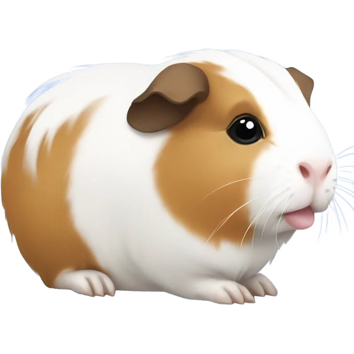White Guinea pig  emoji