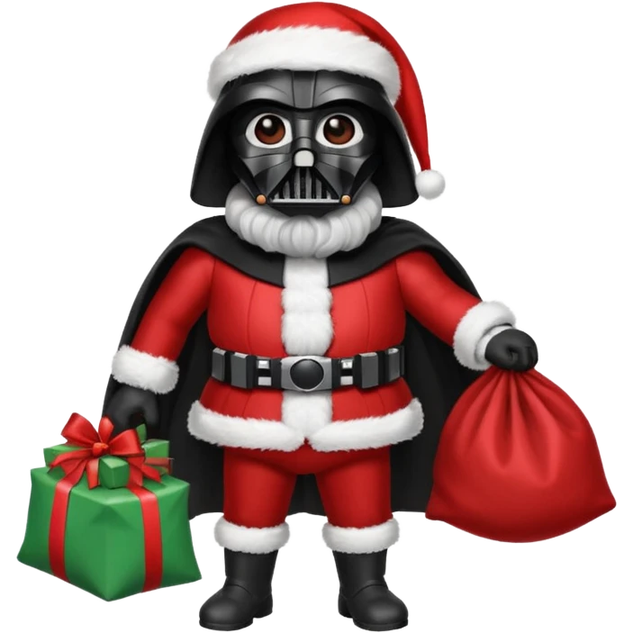 Darth Vader Santa  emoji