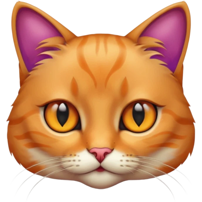 Cat using psychedelic drugs emoji