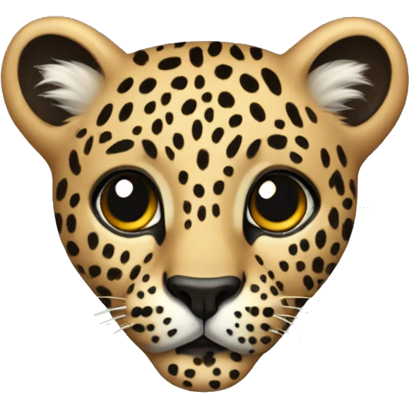 leopard heart  emoji