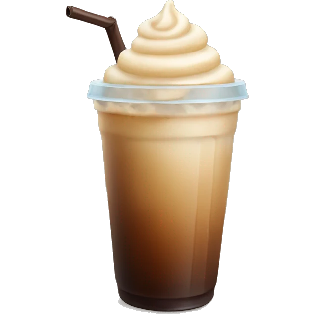 Iced coffee emoji