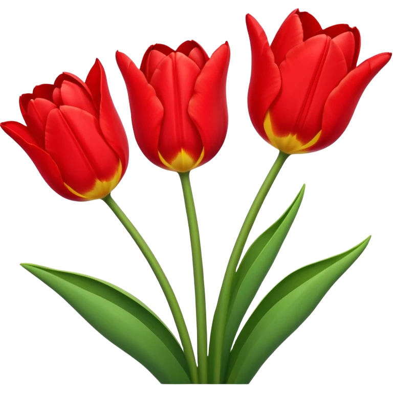 beautiful tulips emoji