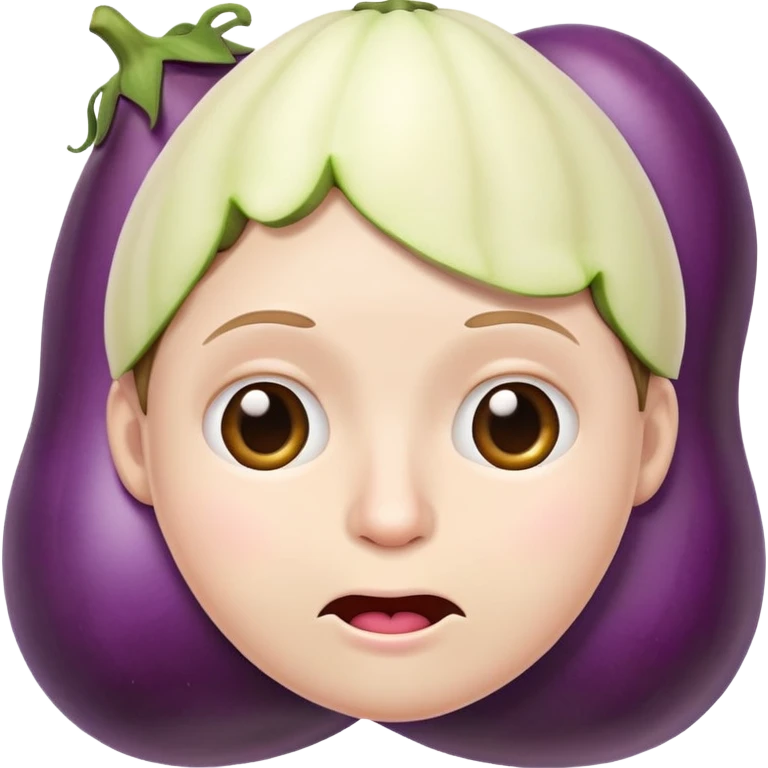tired face emoji holding an eggplant to its mouth emoji