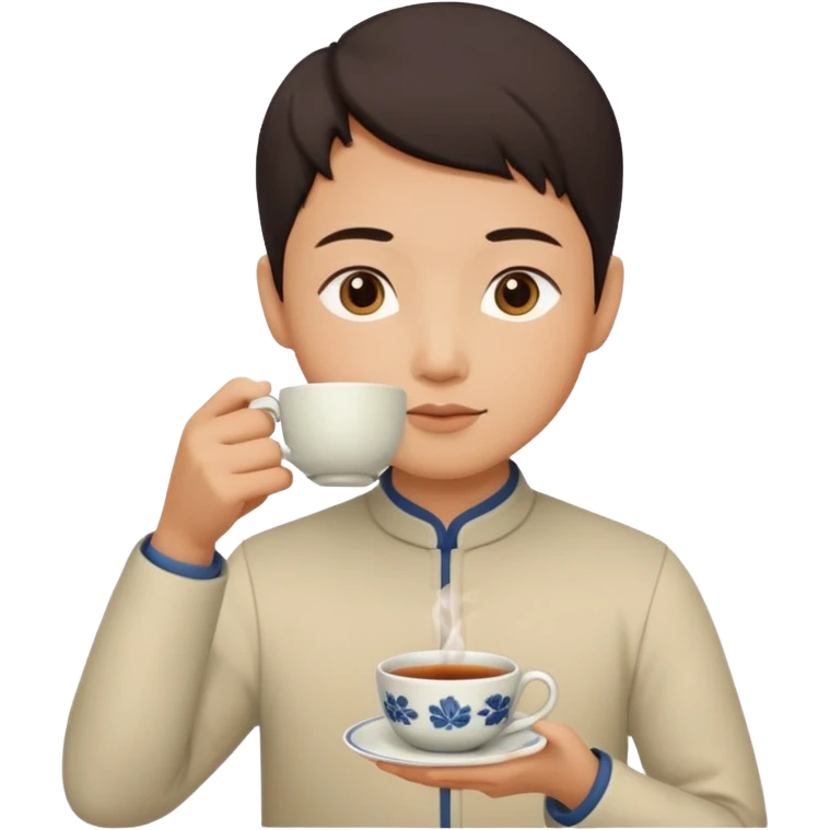 japanesse drinking tea emoji
